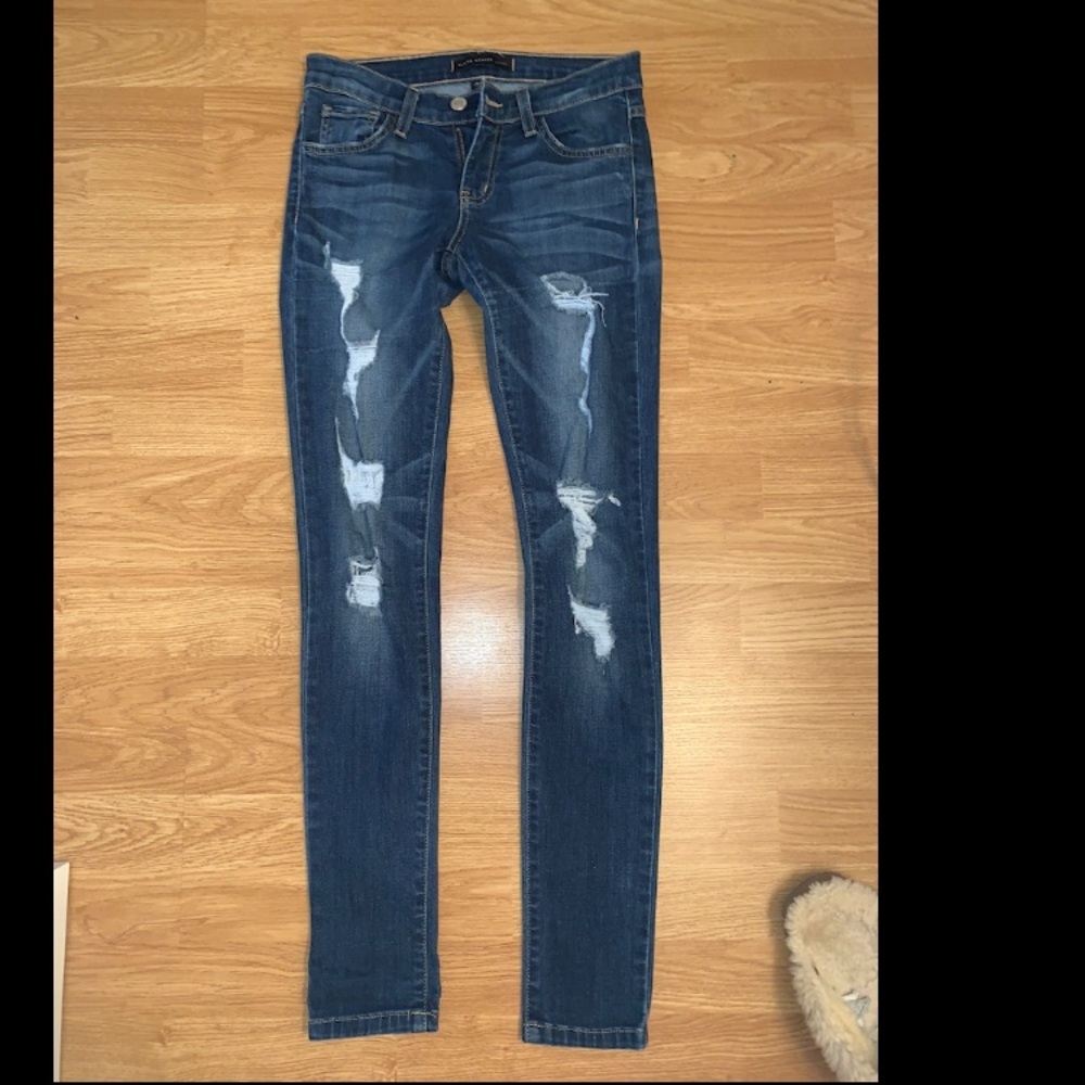 Flying monkey dark wash denim